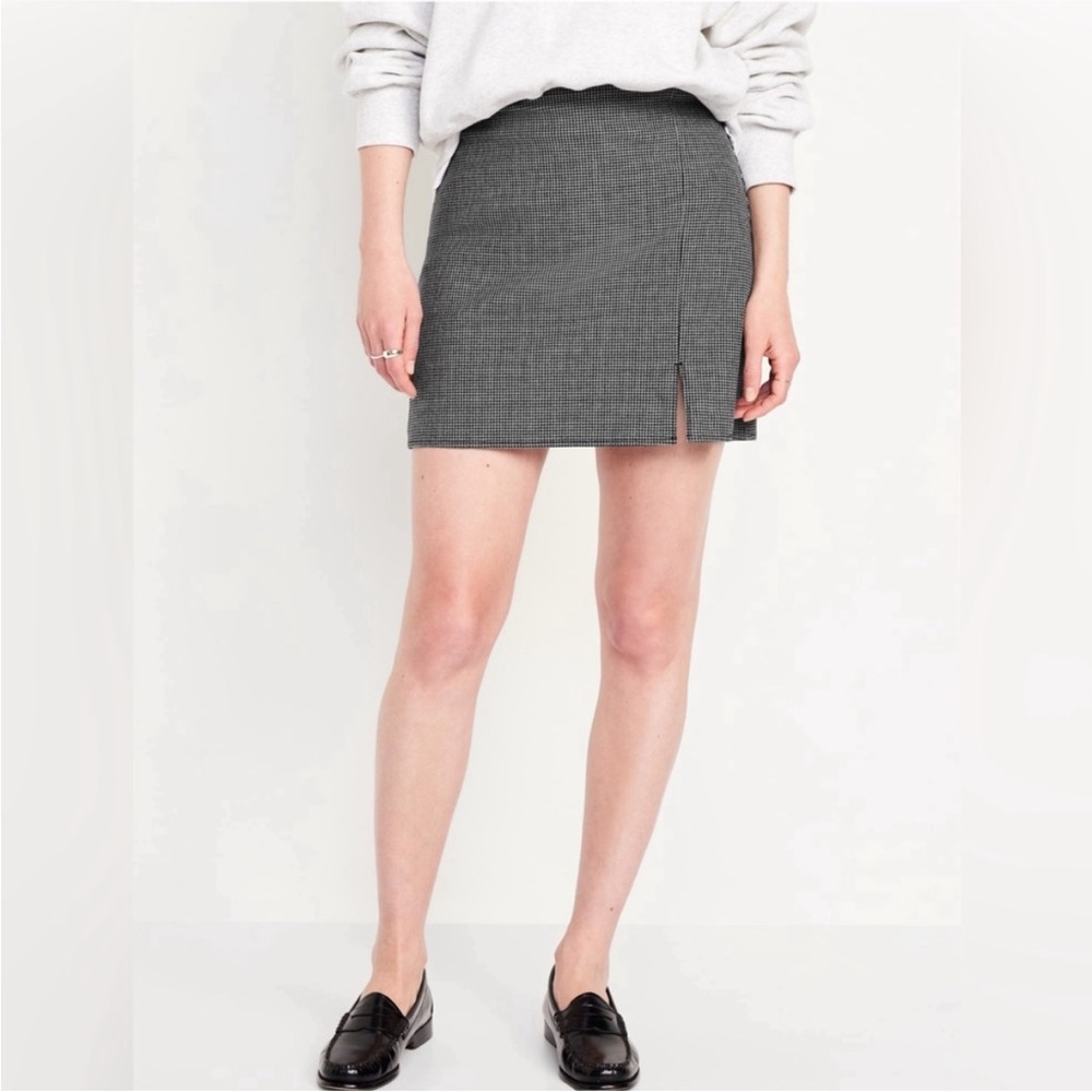 Old Navy Mini Pencil Skirt Houndstooth